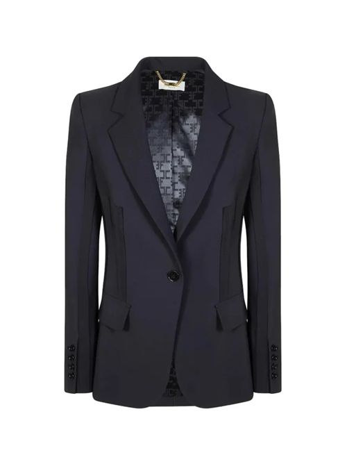 RAW CUT JACKET ELISABETTA FRANCHI | GI21661E2110 nero